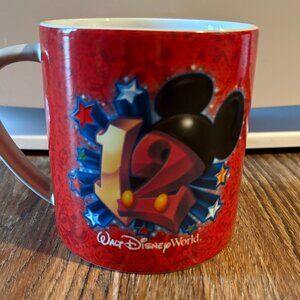 Walt Disney World 2012 Large Novelty Coffee Mug-Used as Display-Like New